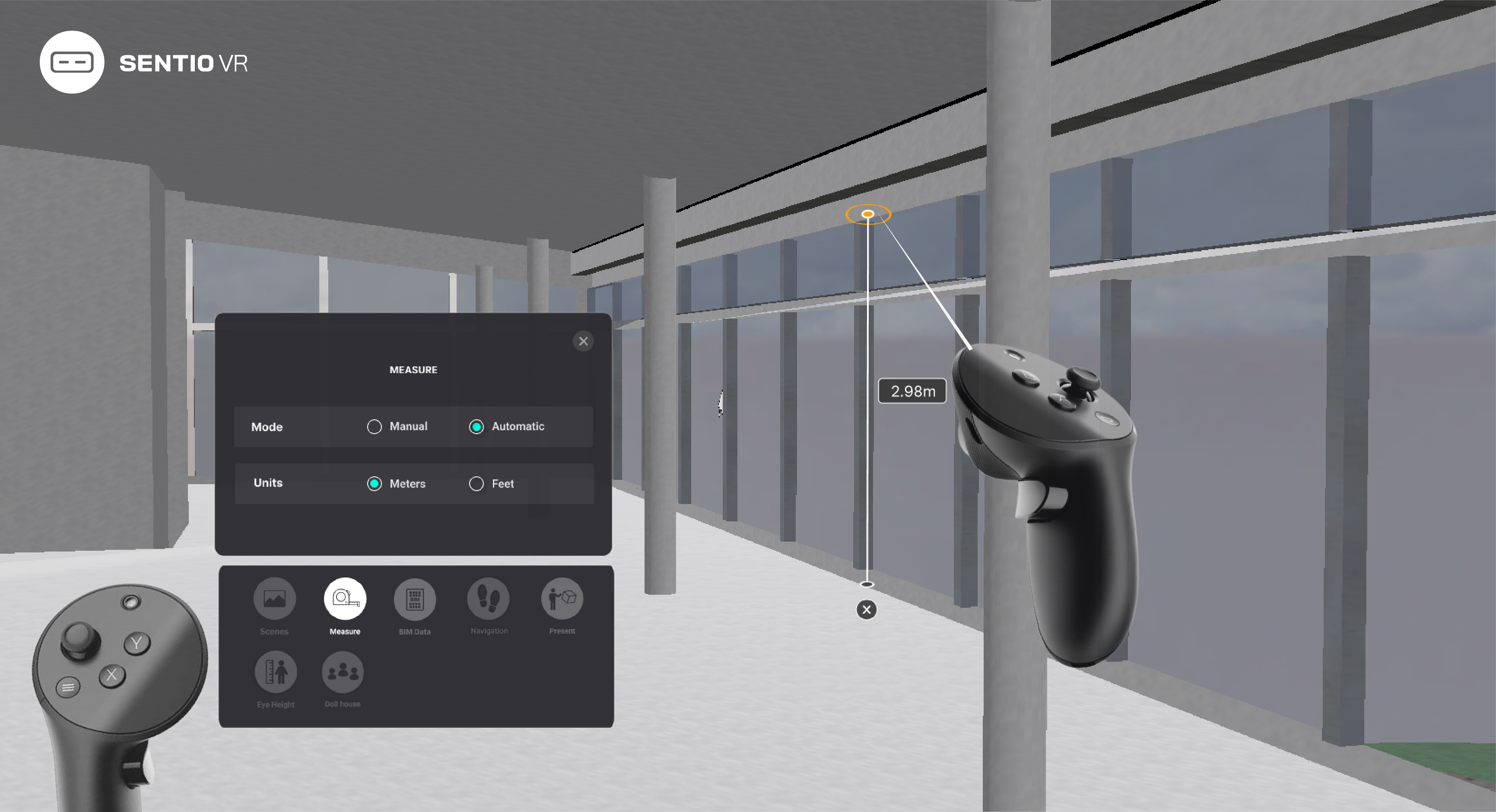 screenshot of SENTIO VR